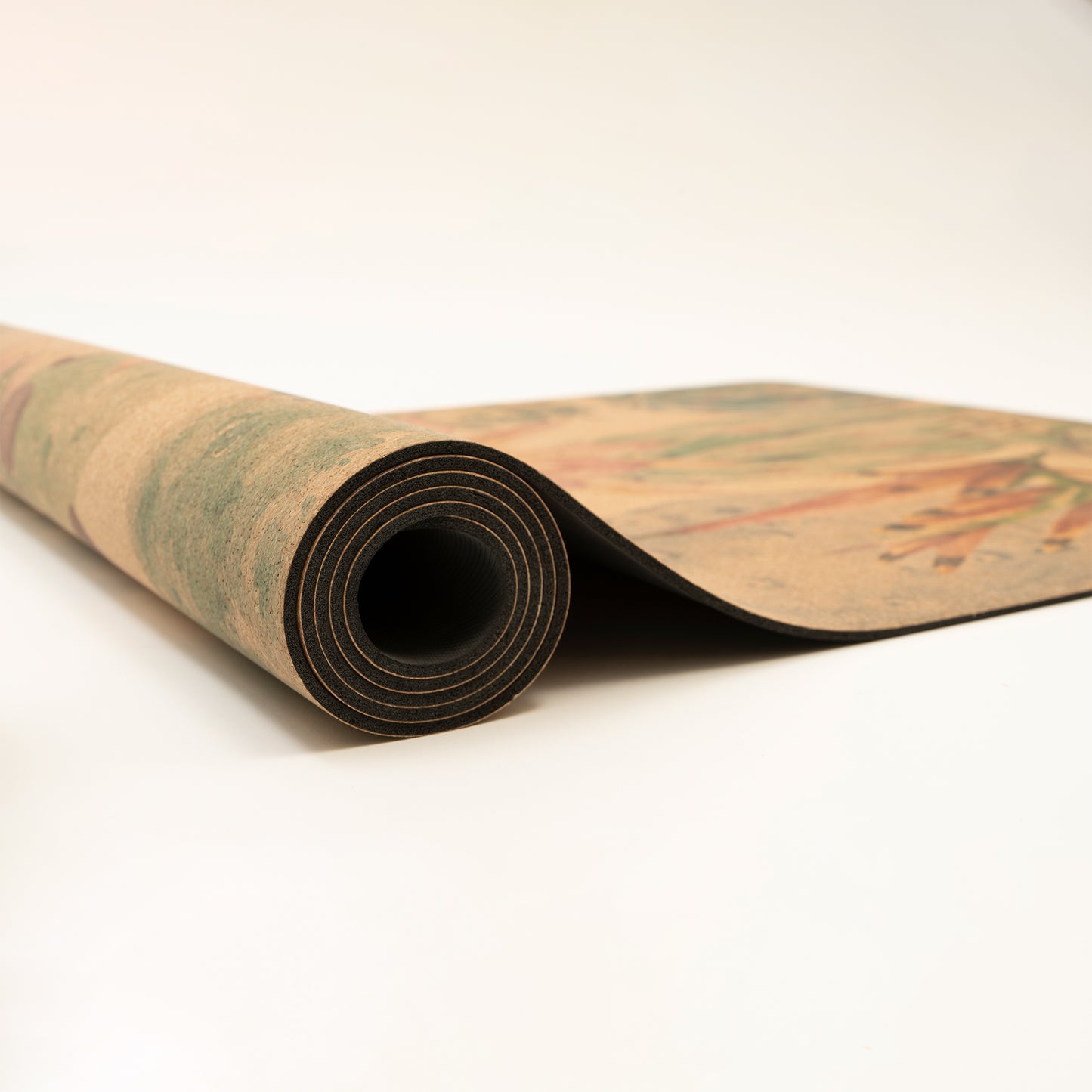 FLORAL – Cork Yoga Mat